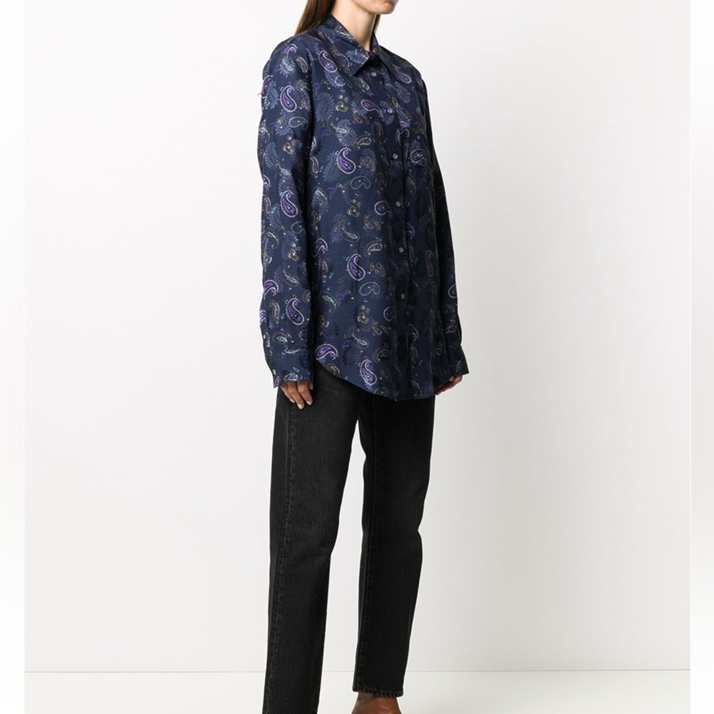 ACNE STUDIOS paisley shirt size S - Picture 3 of 8